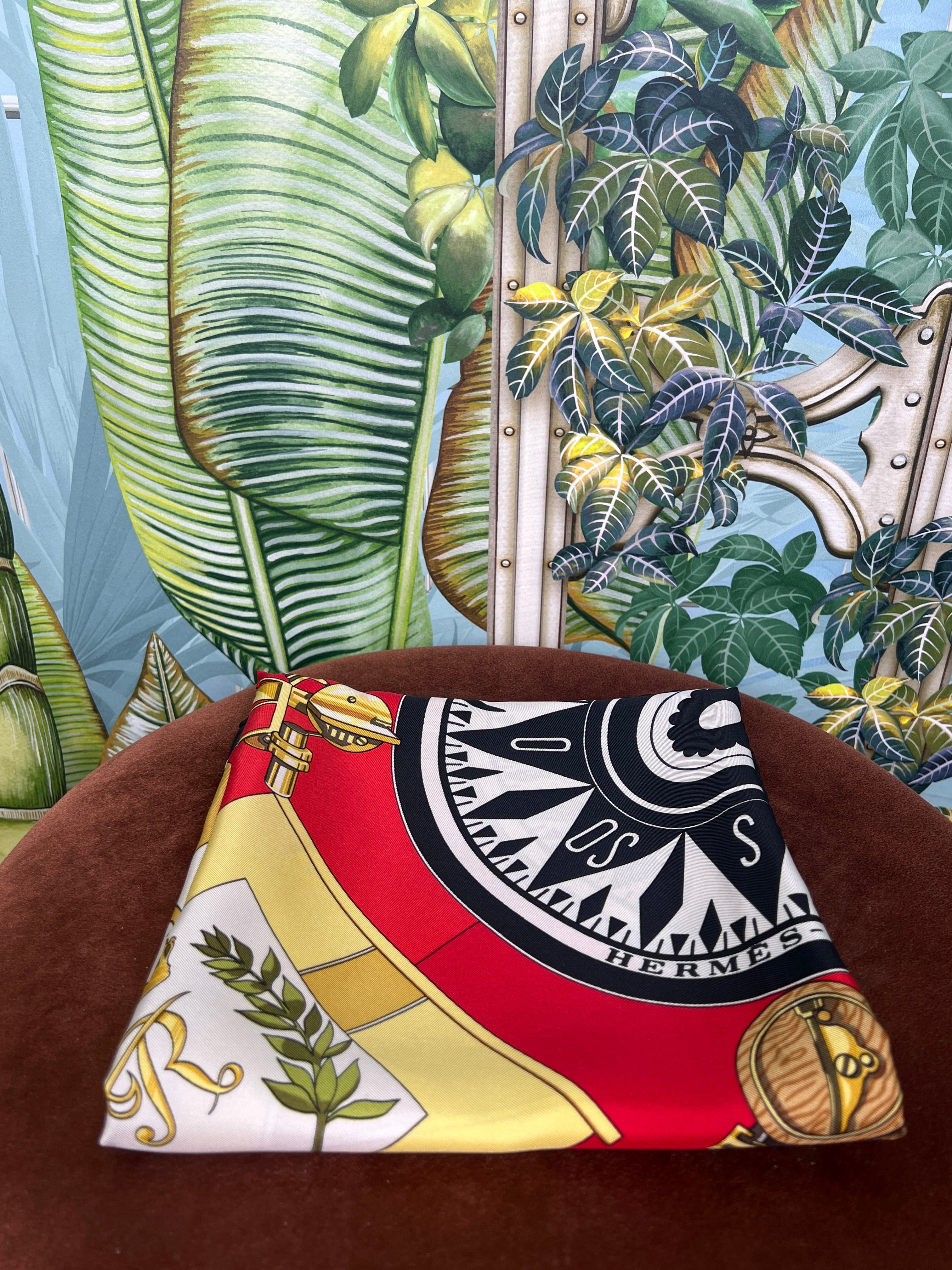 Hermés silk scarf sextants – A Piece Lux