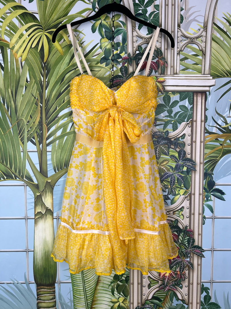 Dolce & Gabbana yellow flower dress – A Piece Lux