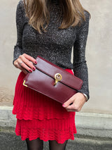 Christian dior vintage clutch red