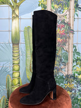 Bibi Lou knee-high boots black suede