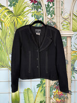 Chanel black tweed blazer 2002’s Cruise Collection
