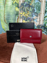 Mont Blanc cardholder red