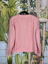 Chanel pink tweed set