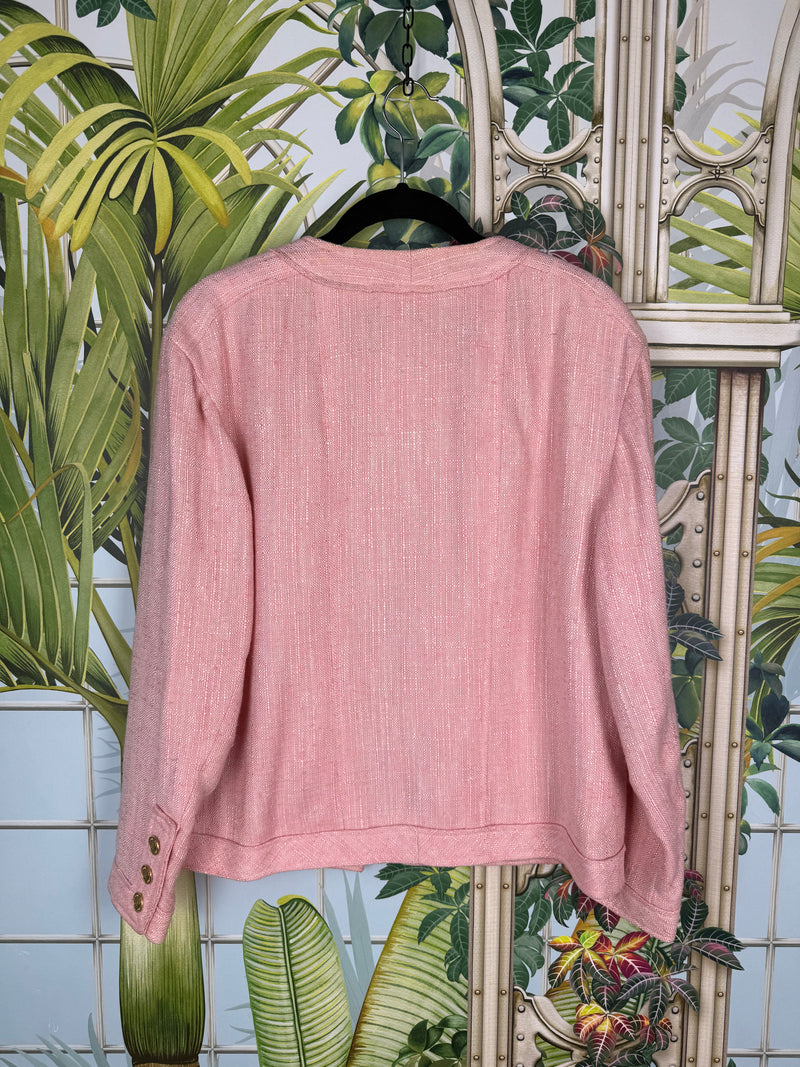 Chanel pink tweed set