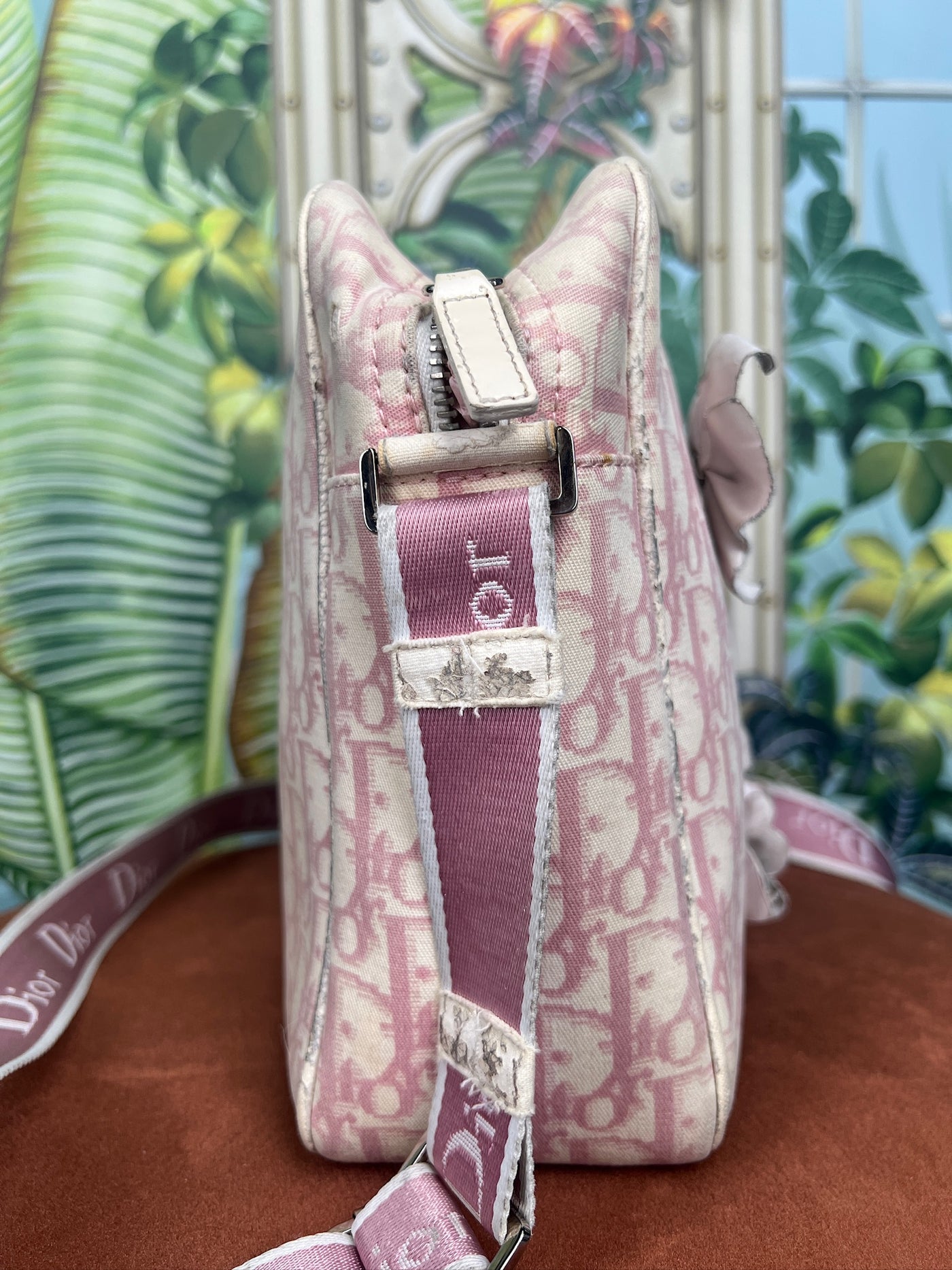 Pink Monogram Dior Pink Clutch Bag Dior Handbag Purse Pouch Pile Pink  Monogram