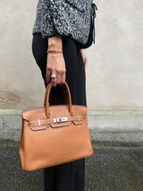 Hermés Birkin 30 gold togo retourne