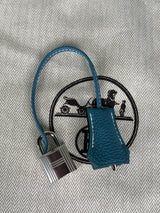 Hermès Kelly 25 retourne blue jean, togo, palladium hardware