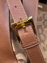 Burberry B monogram canvas crossbody bag