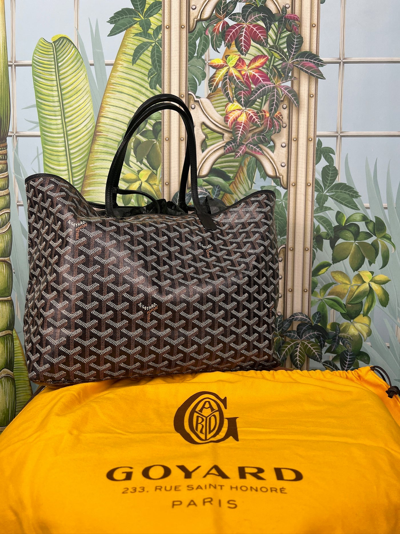 Goyard black tote online