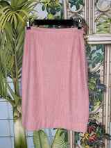 Chanel pink tweed set