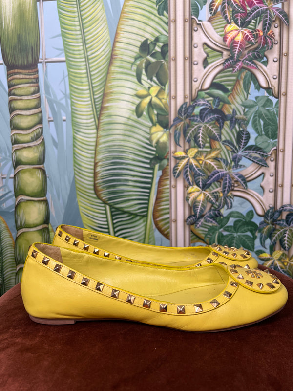 Tory Burch ballet flats yellow