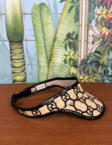 Gucci gg raffia visor