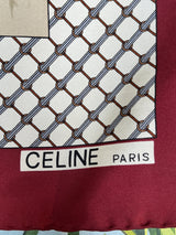 Celine scarf red