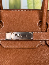 Hermés Birkin 30 gold togo retourne