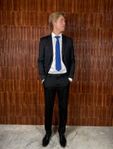 Louis Vuitton tie blue with dots and logo