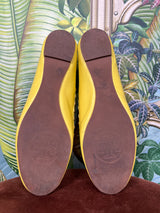 Tory Burch ballet flats yellow