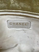 Chanel travelline clutch gold