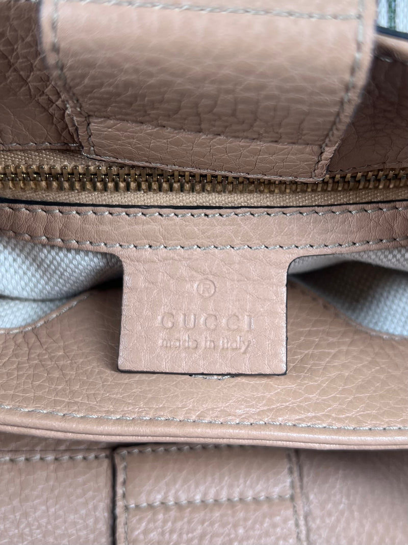 Gucci flora bamboo top handle bag