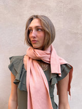 Chanel Shawl cashmere pink