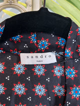 Sandro Paris dress silk