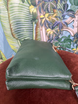 Michael Kors green crossbody bag