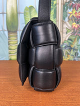 Bottega Veneta padded cassette bag black