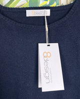 8 Design Sofia cashmere sweater navy blue