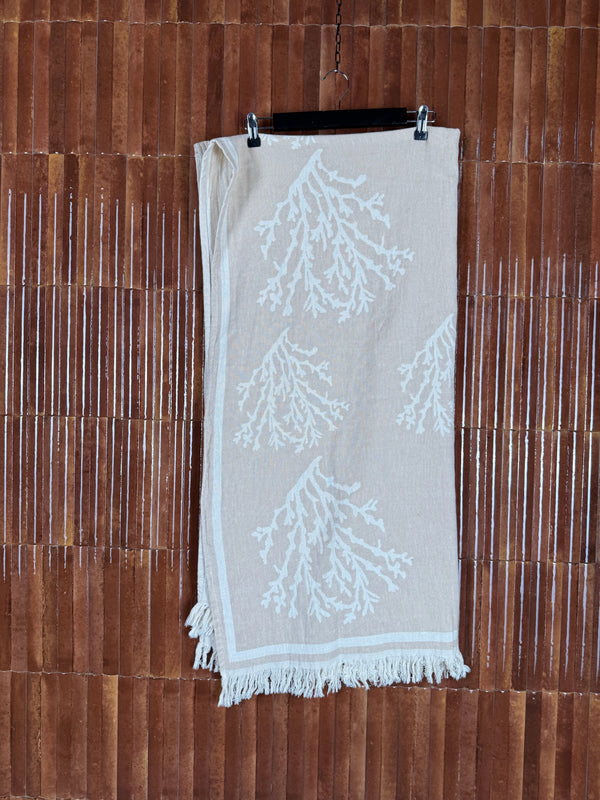 Amca towel corallium beige