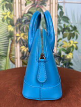 Balenciaga top ville handbag blue puppy/kitten