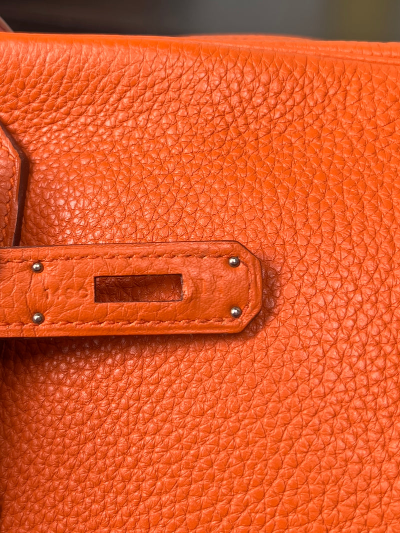 Hermés Birkin 30 orange togo