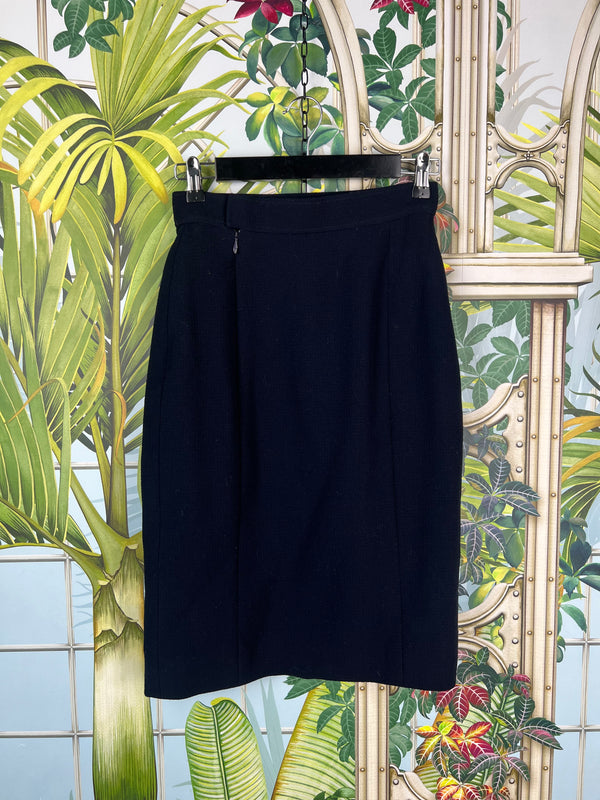 Chanel skirt dark blue