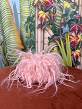 Pink Feather wreath mini