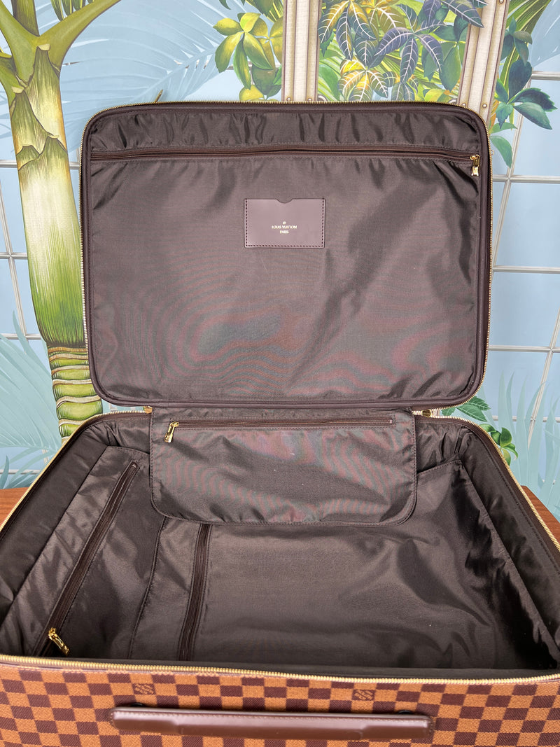 Louis Vuitton pegase 55 Damtier ebene suitcase