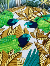 Hermés scarf birds green