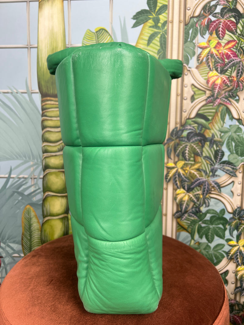 Stand studio Large puffy bag green