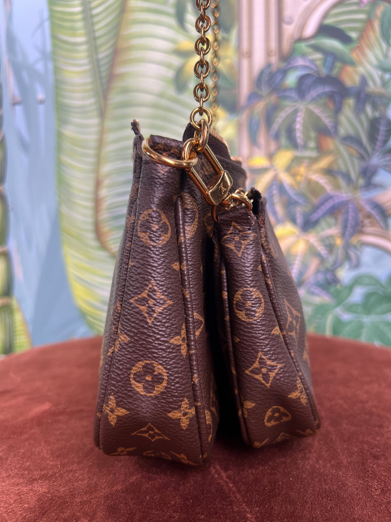 Louis Vuitton double pochette monogram