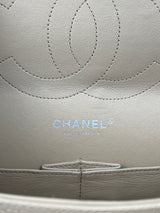 Chanel jumbo flap bag beige caviar, silver hardware