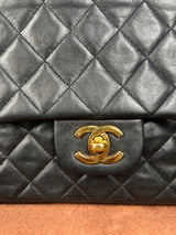 Chanel double flap medium black