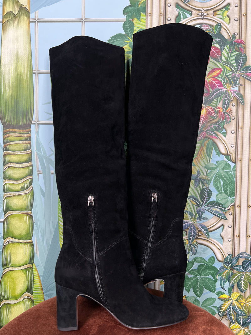 Bibi Lou knee-high boots black suede