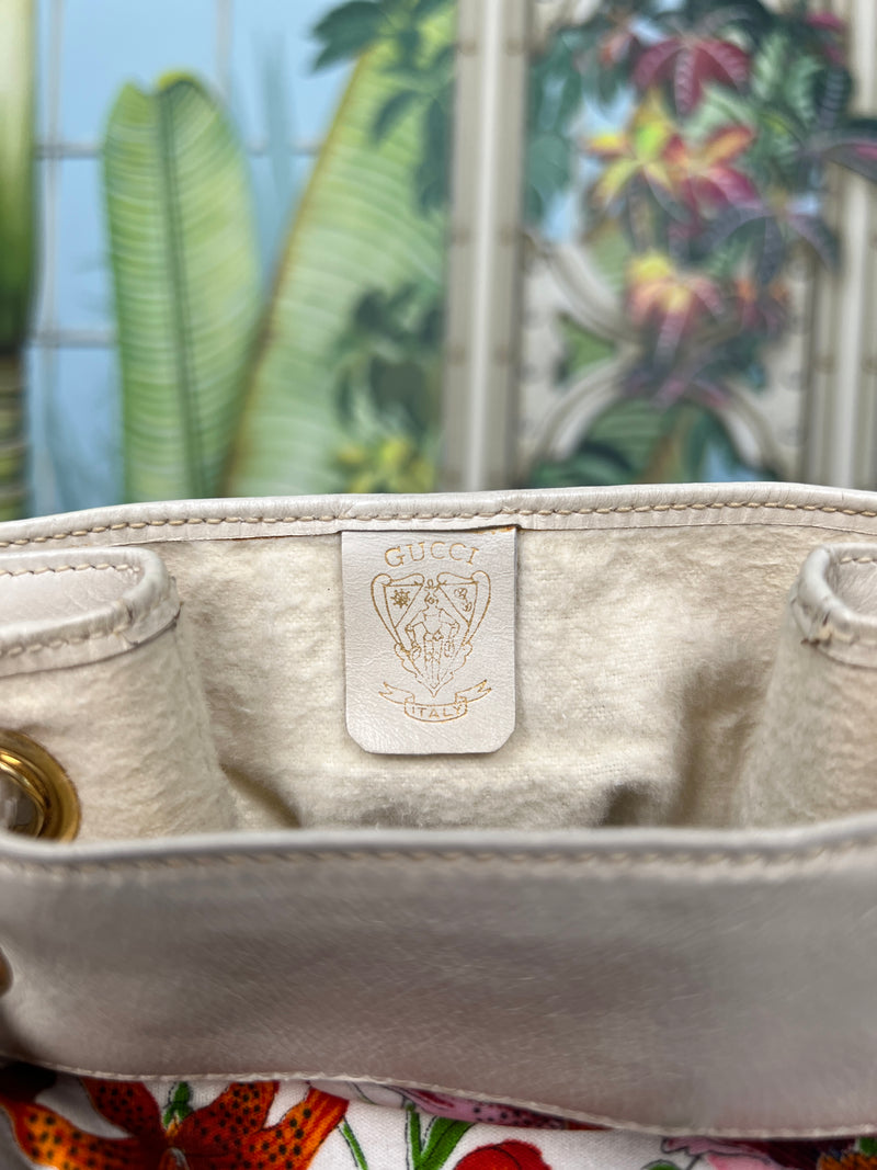 Gucci flora bucket bag