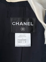 Chanel tweed jacket navy blue 2013 resort Collection - Jardins of Versailles