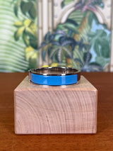 Hermès Clic H Bracelet blue/palladium