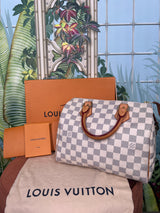 Louis Vuitton speedy 25 damier azur