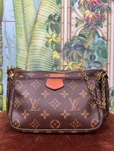 Louis Vuitton double pochette monogram