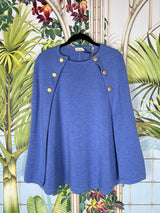 Stenströms wool cape blue