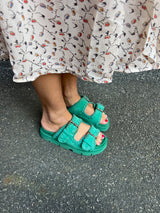 Mou green sandals