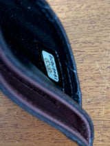 Chanel Classic Flat Card Holder, Black Lambskin with Silver Hardware