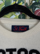 Saint barth white wool sweater Donald Duck