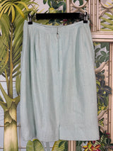 Chanel Vintage Tweed Set Light Blue