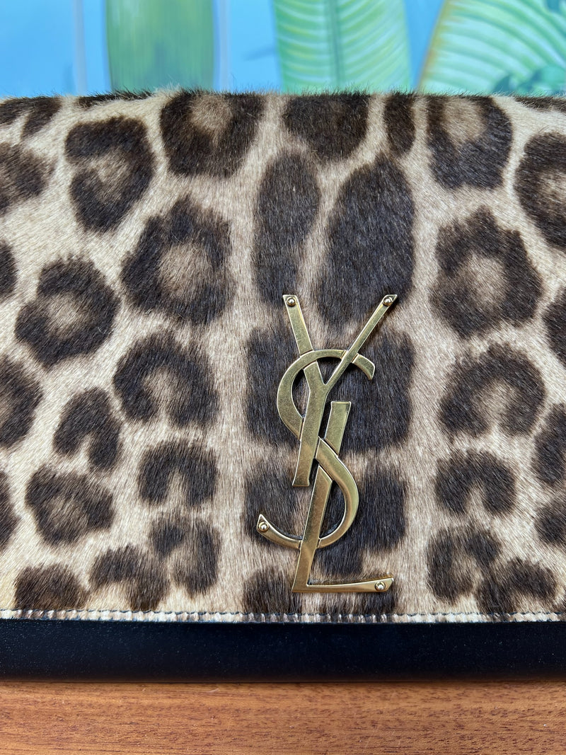 Yves Saint laurent kate leopard print